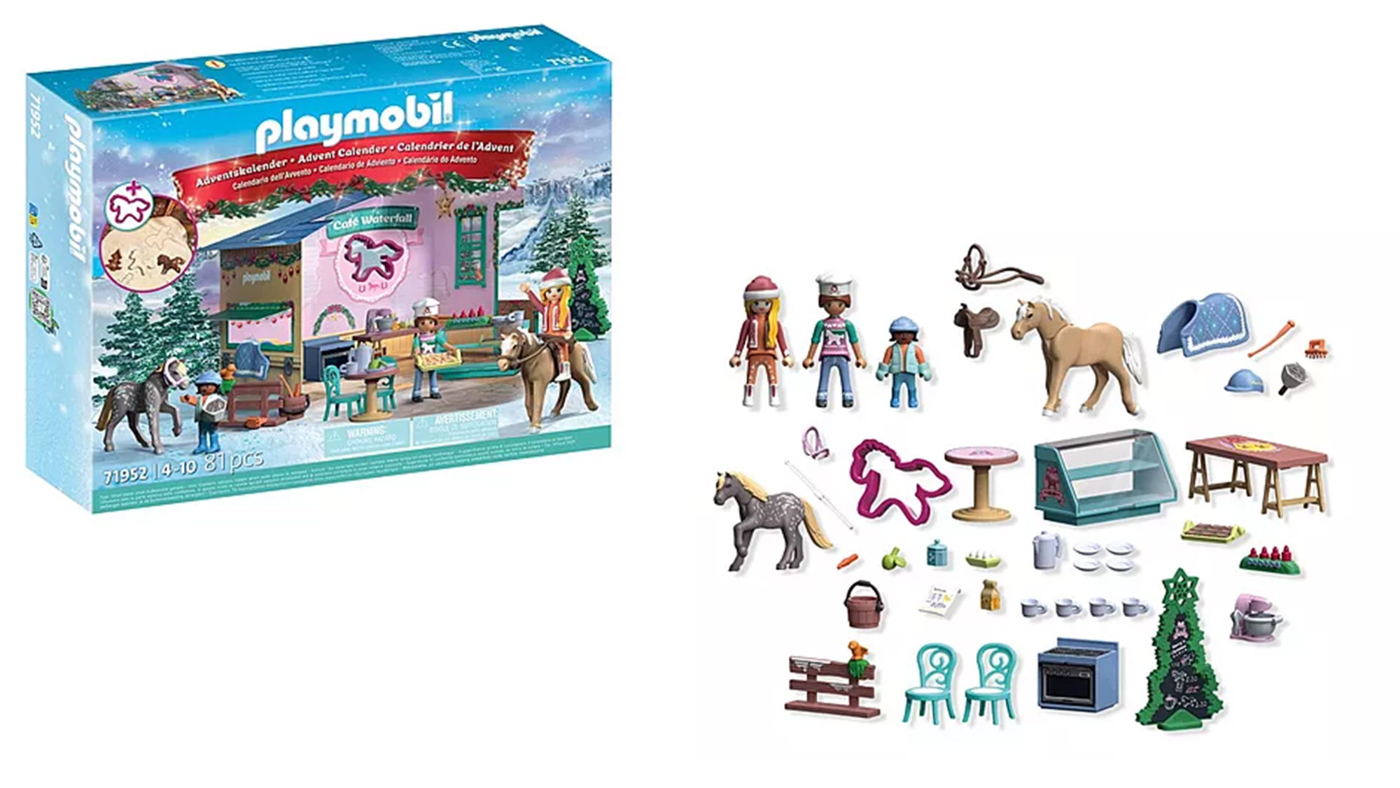 Playmobil Christmas Baking at the Rider Café Horse Advent Calendar