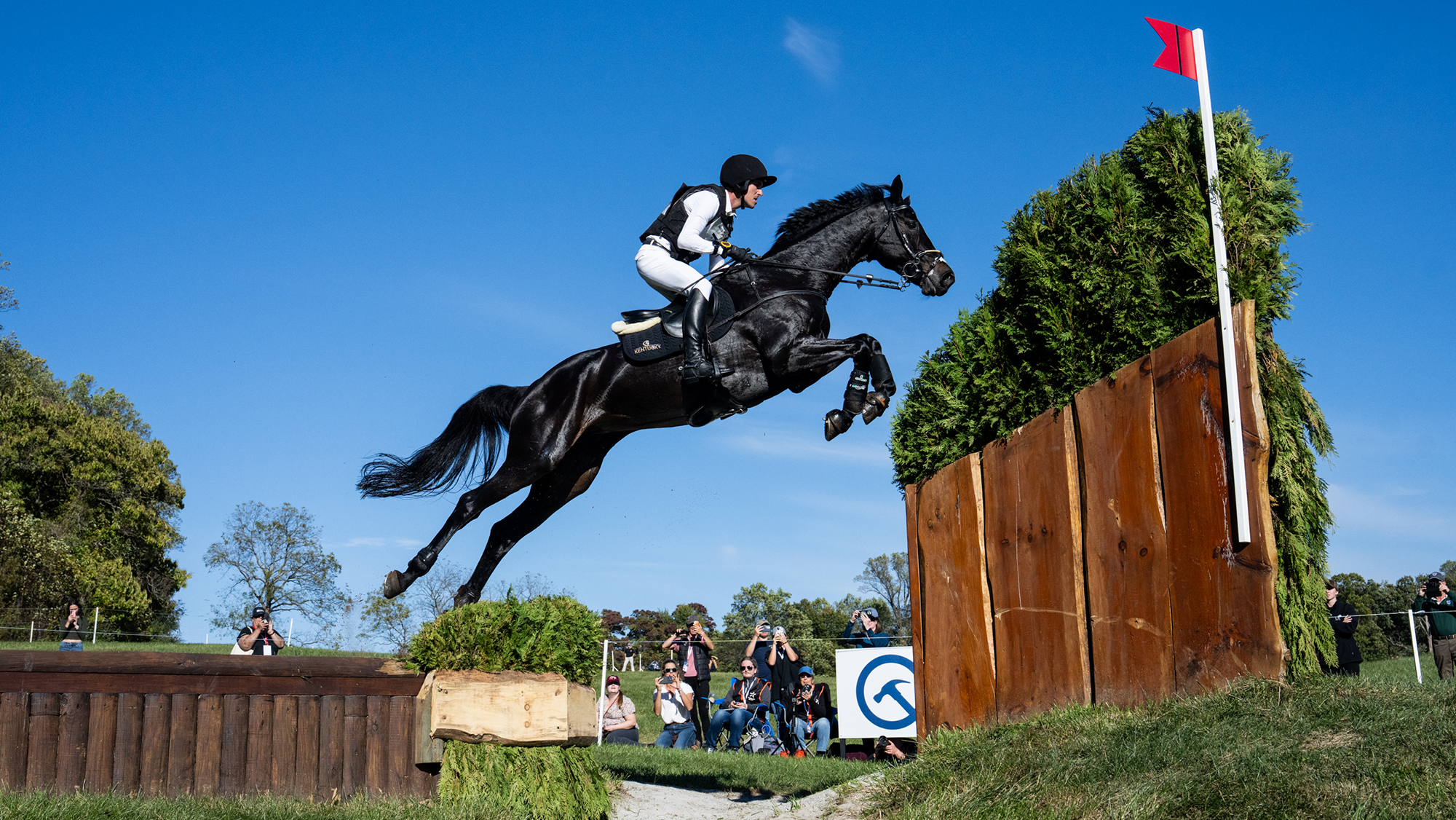 Maryland 5 Star cross-country course: Felix Vogg