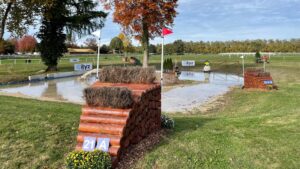 fence 23 at Pau Horse Trials cross-country. Times released