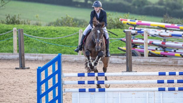 How to stop horse drifting over a jump