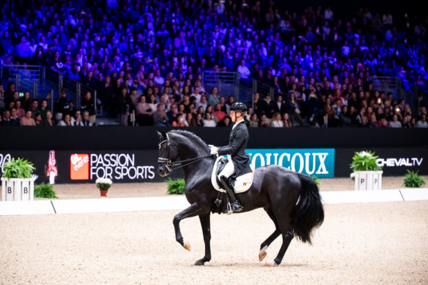 Justin Verboomen and Zonik Plus win the World Cup qualifier in Lyon.