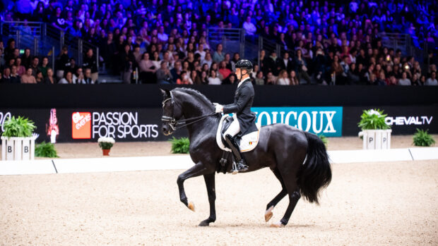 Justin Verboomen and Zonik Plus win the World Cup qualifier in Lyon.