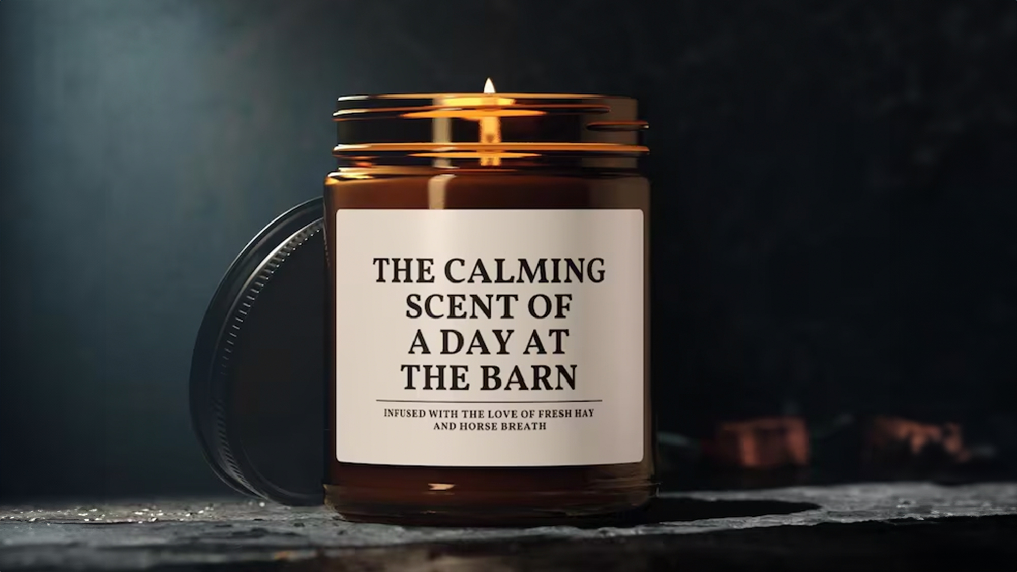 A day at the barn soy wax candle