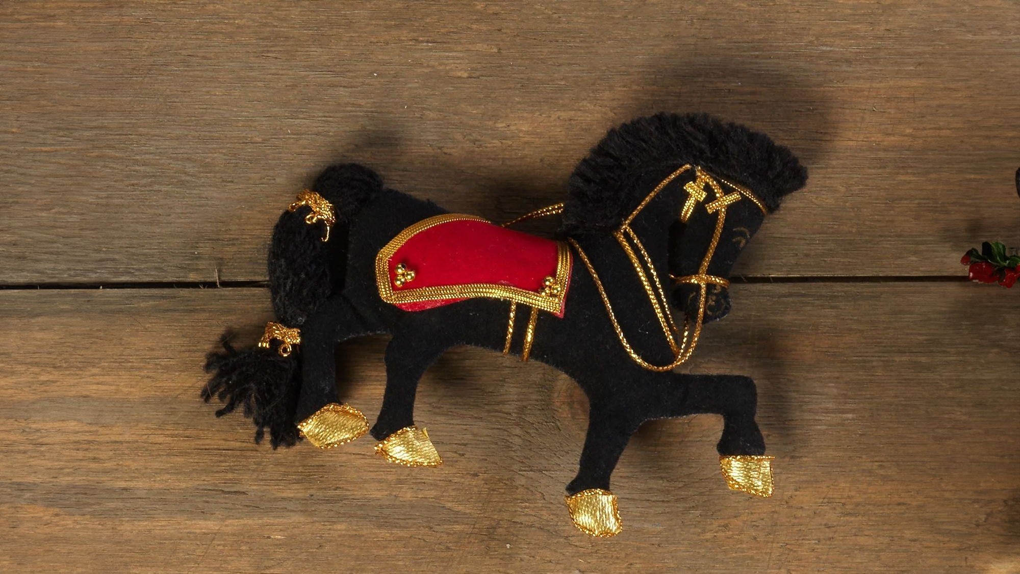 Army Benevolent Fund Embroidered cavalry horse Christmas decoration