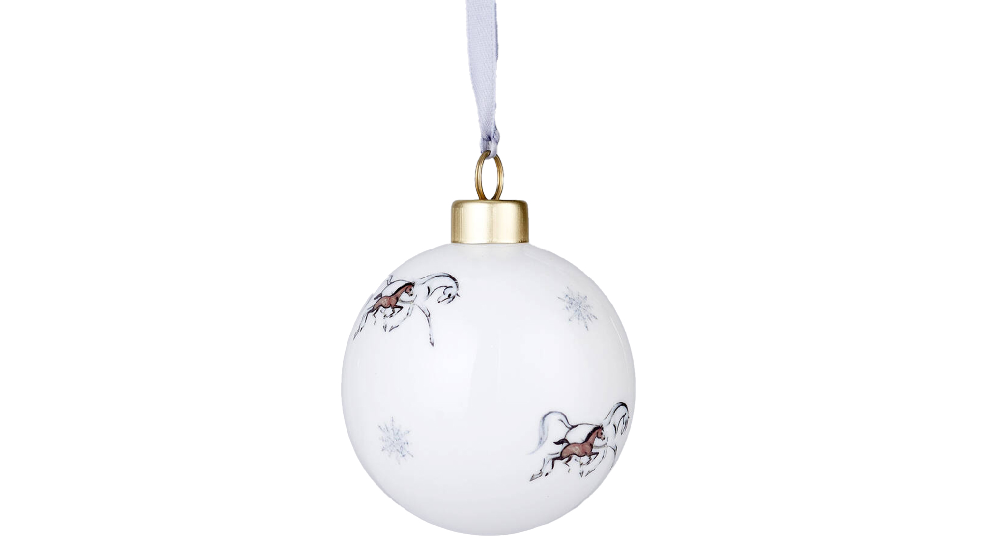 Gabriella Shaw Ceramics horse bone china bauble 