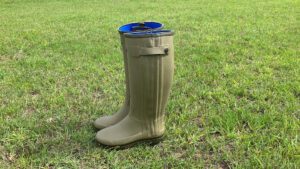 Side view of Le Chameau Chasseur Neoprene wellies