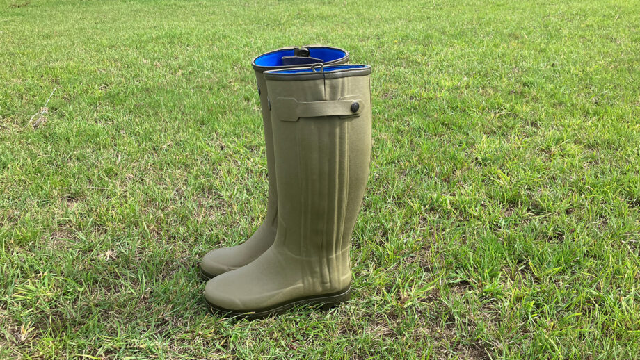 Side view of Le Chameau Chasseur Neoprene wellies