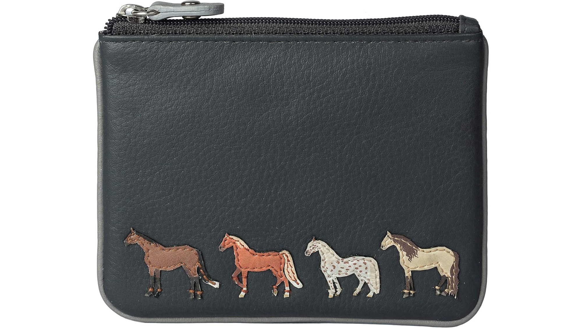 Leather horse coin purse