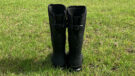 Close up showing adjustable gusset at the back of the Muck Boot Chore Adjustable Boots