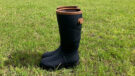 Side view of the Toggi Barnsdale Wellington Boots in a field