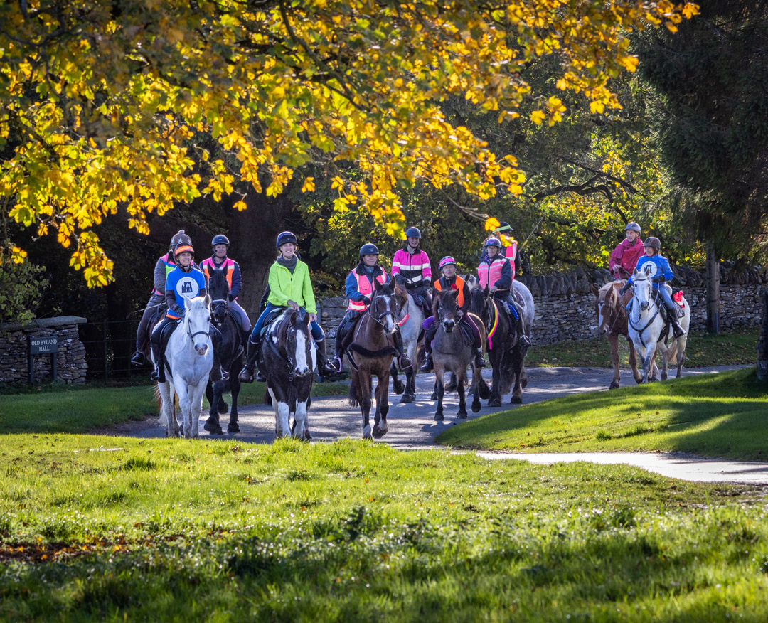 2 Riders at OB © Valerie Mather Saint Aelred Horse Trail Launch -46