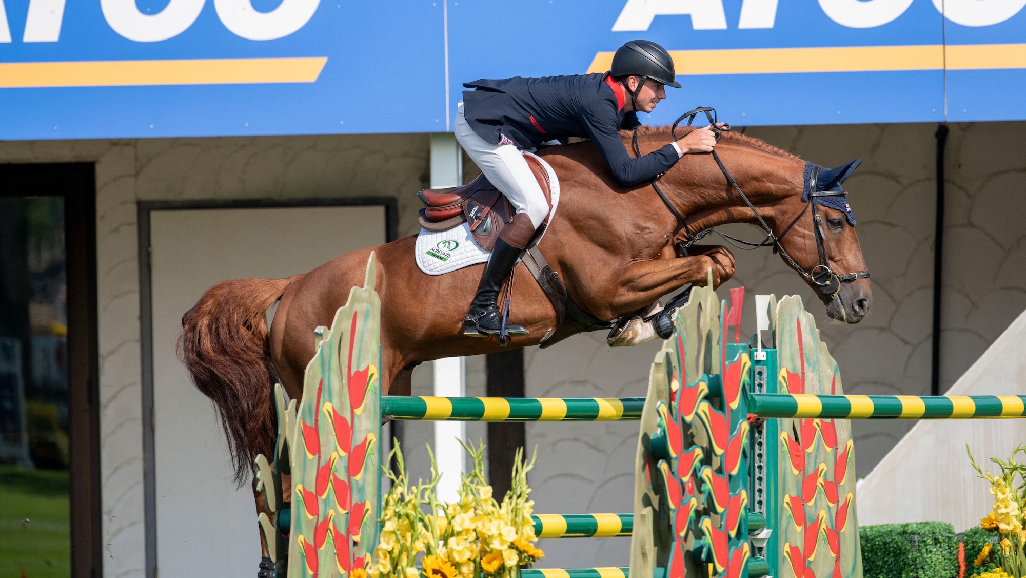 Joe Stockdale jumping on Ebanking in Canada