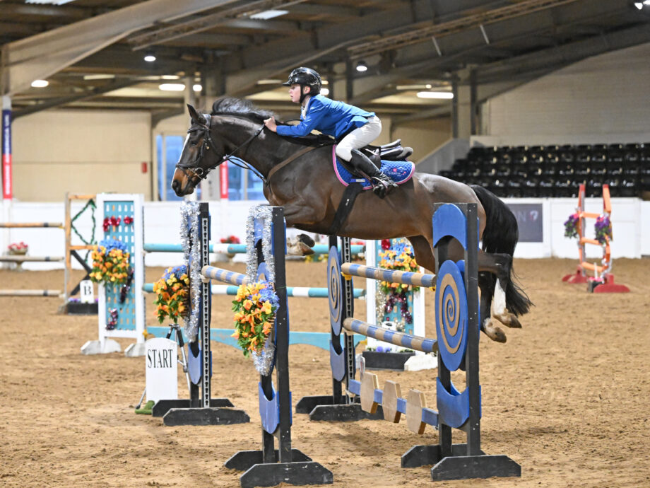 12-year-old showjumper Alex Leggott and Blossom's Billy Heinz beat top riders to qualify for the Blue Chip Winter Showjumping Championships.