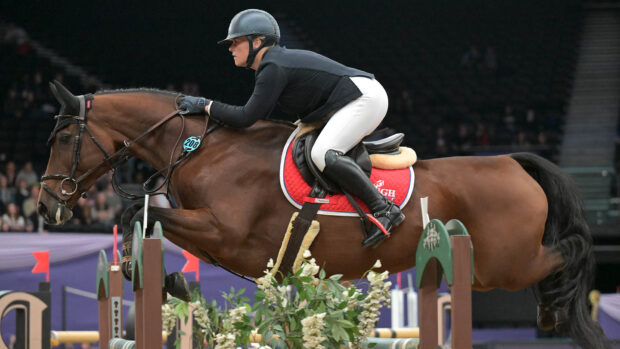 Angel Tough riding Nicole VI at HOYS 2025