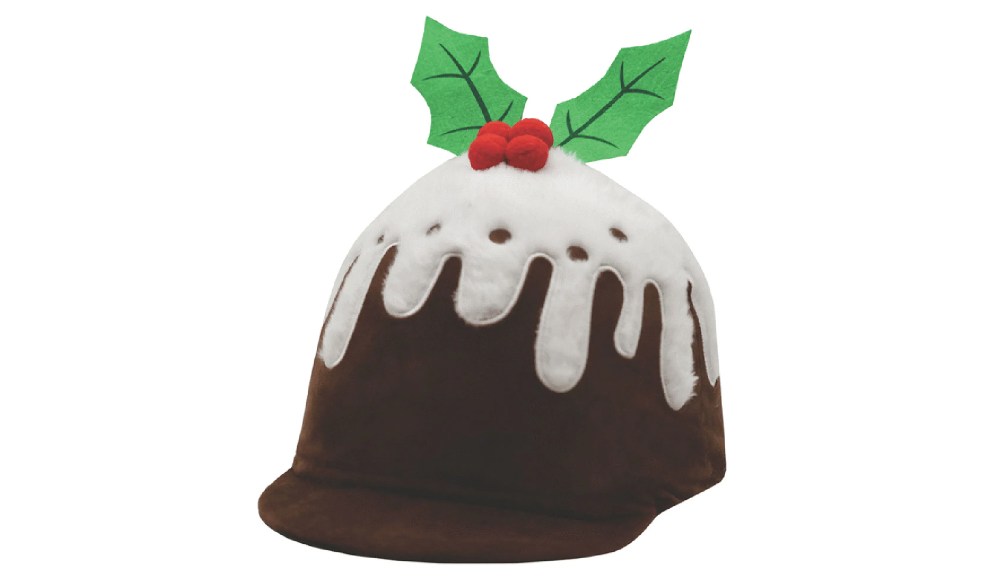 Equetech Christmas Hat Silk - Christmas pudding