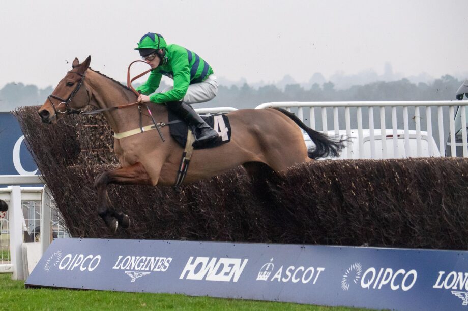 Jump jockey Freddie Gordon riding Unanswered Prayers at Ascot