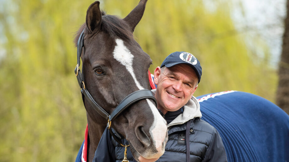 Pictured: groom Alan Davies with Valegro.