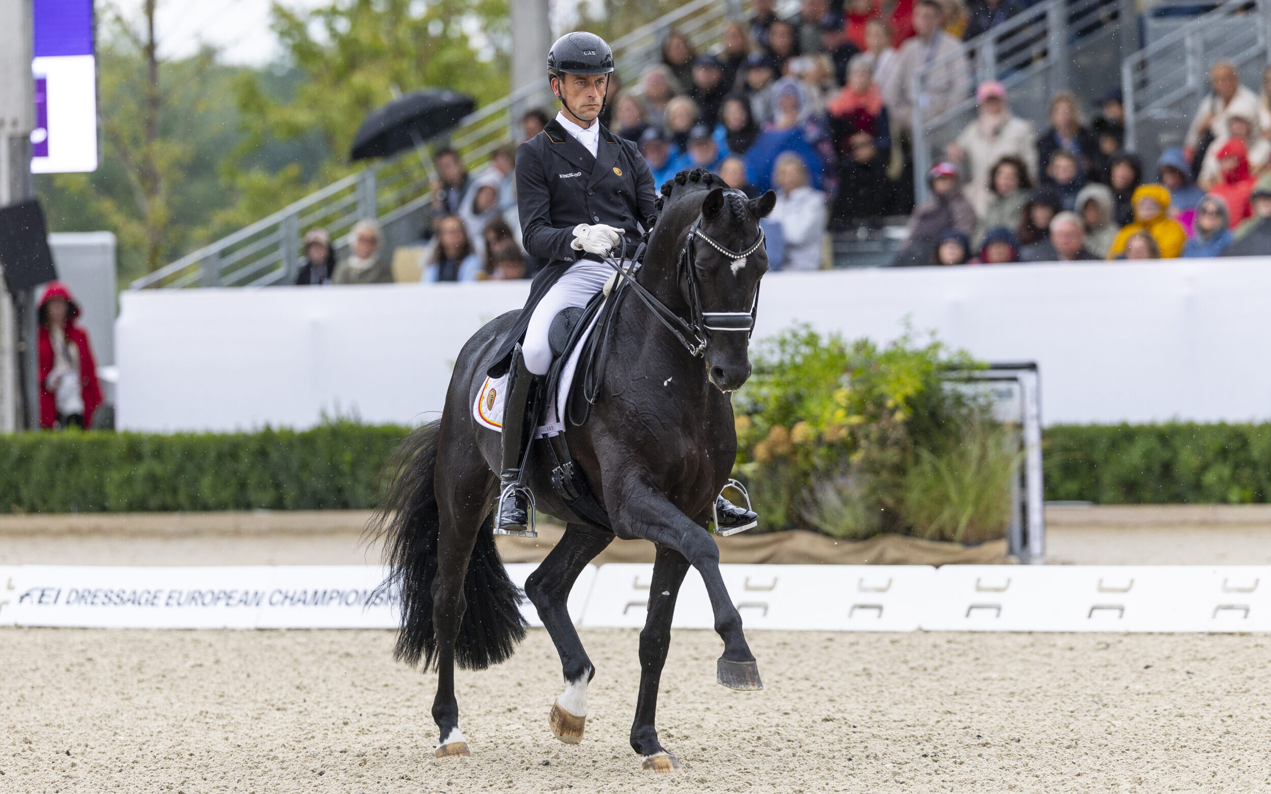 Justin Verboomen rides Zonik Plus at the FEI Dressage European Championships