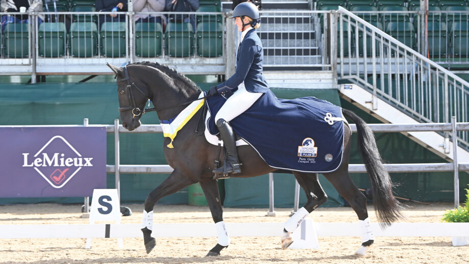 Para dressage rider Laura Scott riding Summer Days