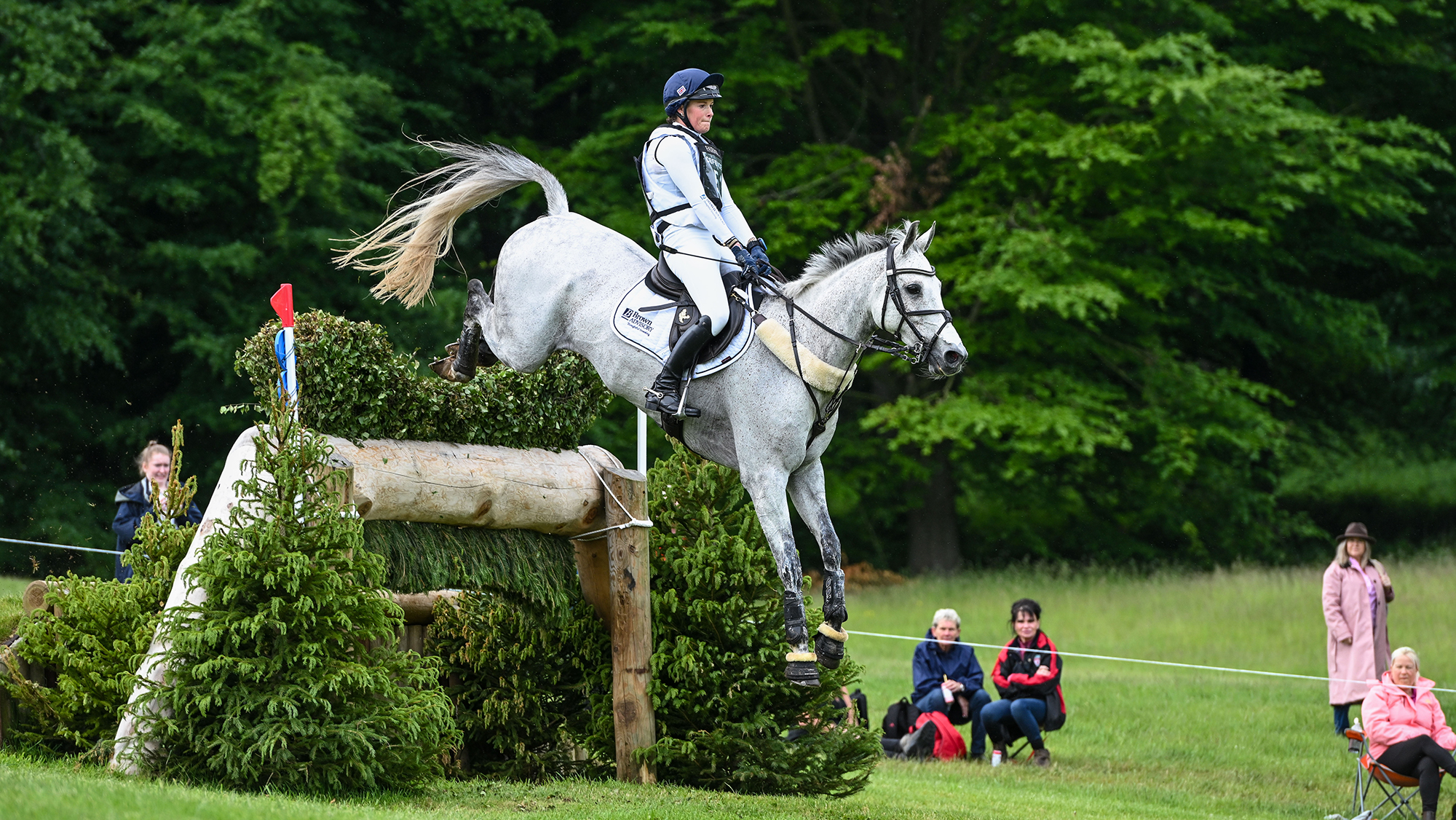 2025 eventing season: Bubby Upton and Its Cooley Time win Bramham. 