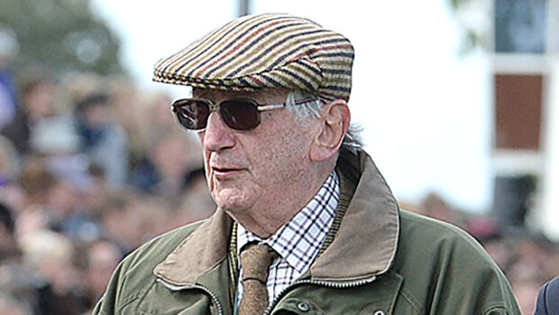 Armada's owner Paul Ridgeon during the presentations at Badminton Horse Trails 2014.