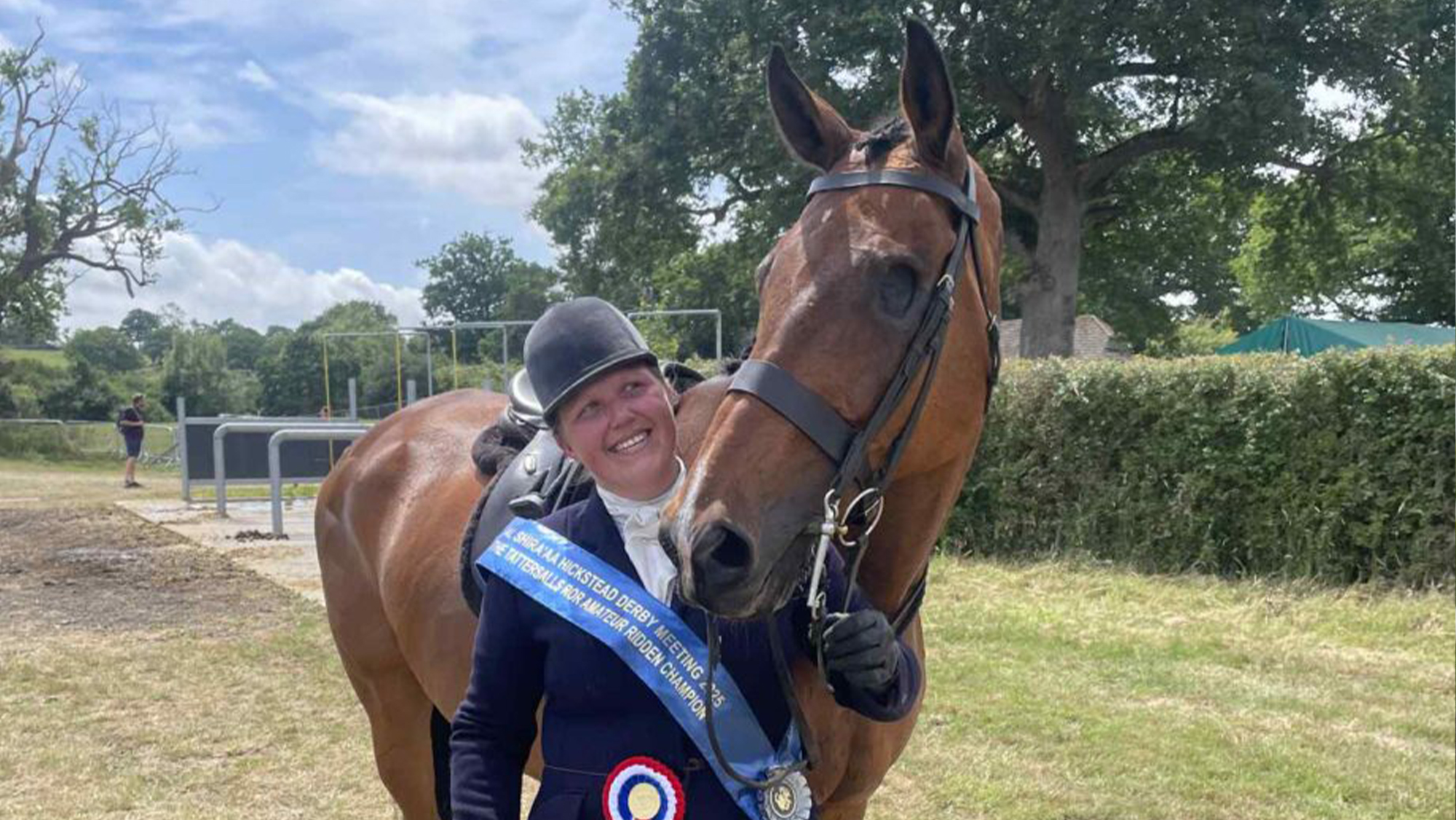 Victoria Bertorelli and An Cathaoir at the RoR amateur championships