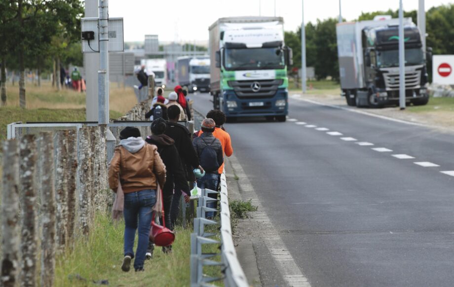 Migrants in Calais