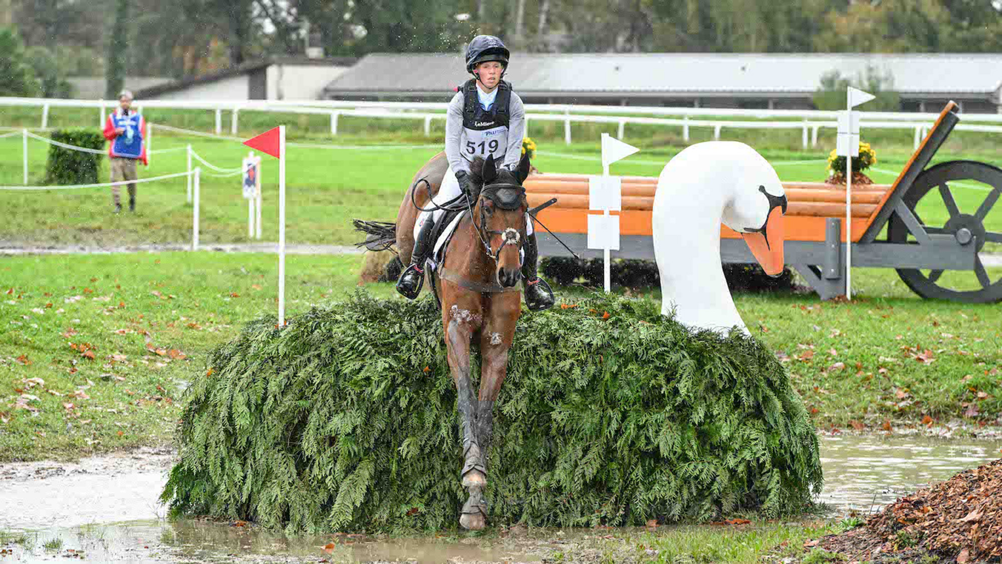 Ros Canter and Izilot DHI take second at Pau in 2024.