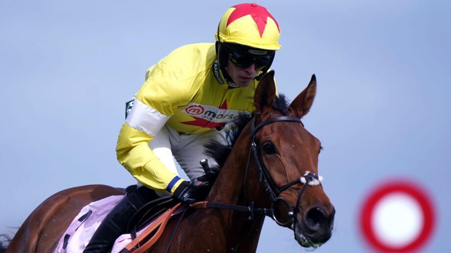 Picture shows racehorse Kalif Du Berlais ridden by Harry Cobden at Aintree in 2024.