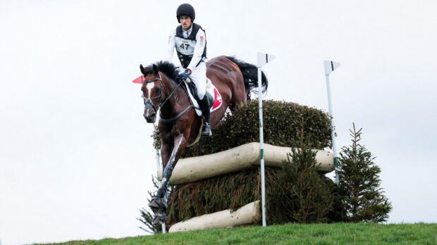 Felix Vogg and Frieda at the 2025 European Eventing Championships