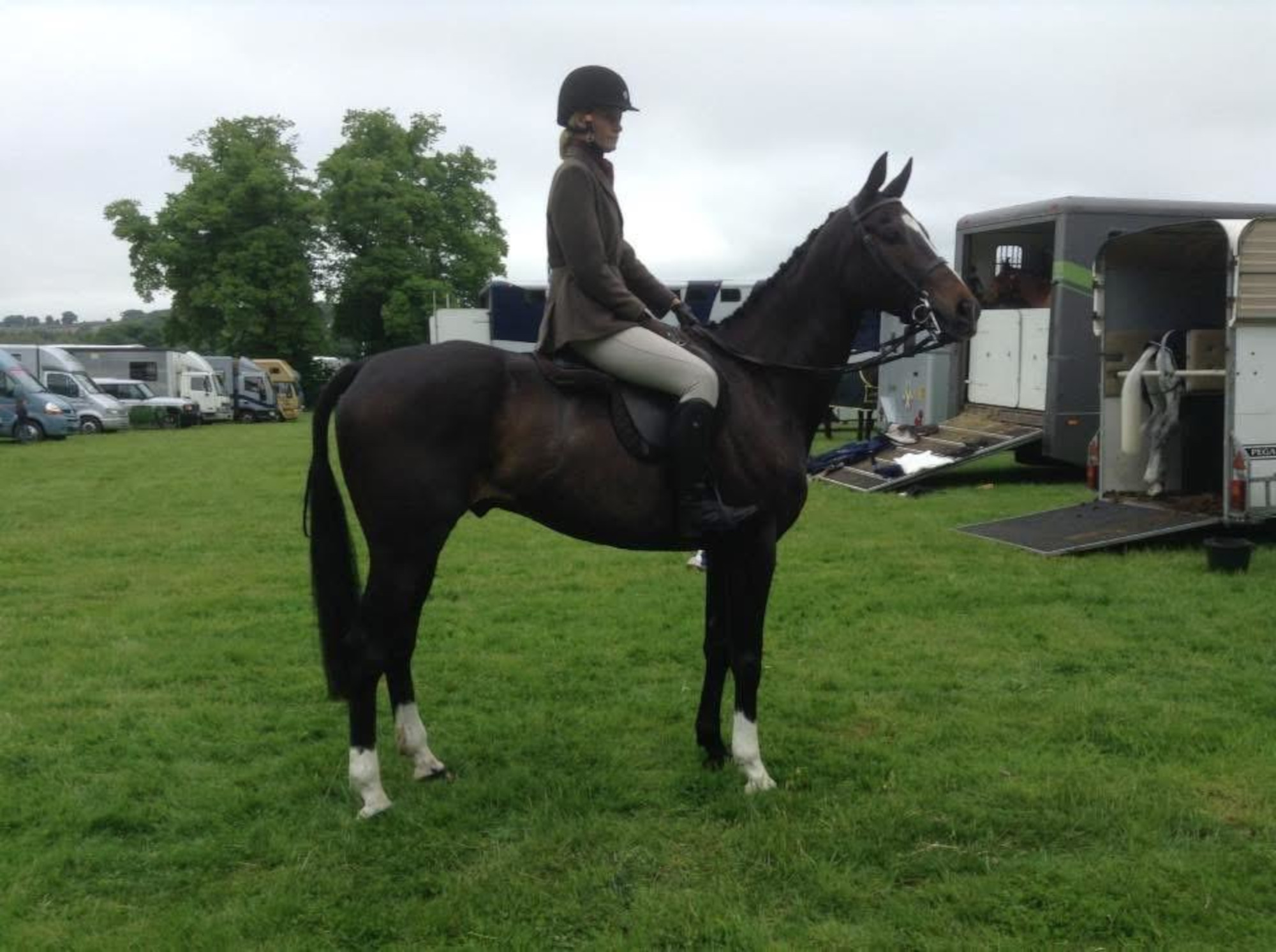 Pictured Gemma Potts and her horse, Optimal Spirit, winners for the RoR partnership award.
