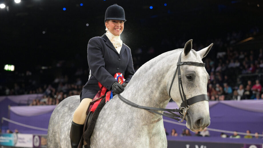 The Boss 2 and Jane Hemmings are champion in the Search for a Star amateur showing class at HOYS 2025