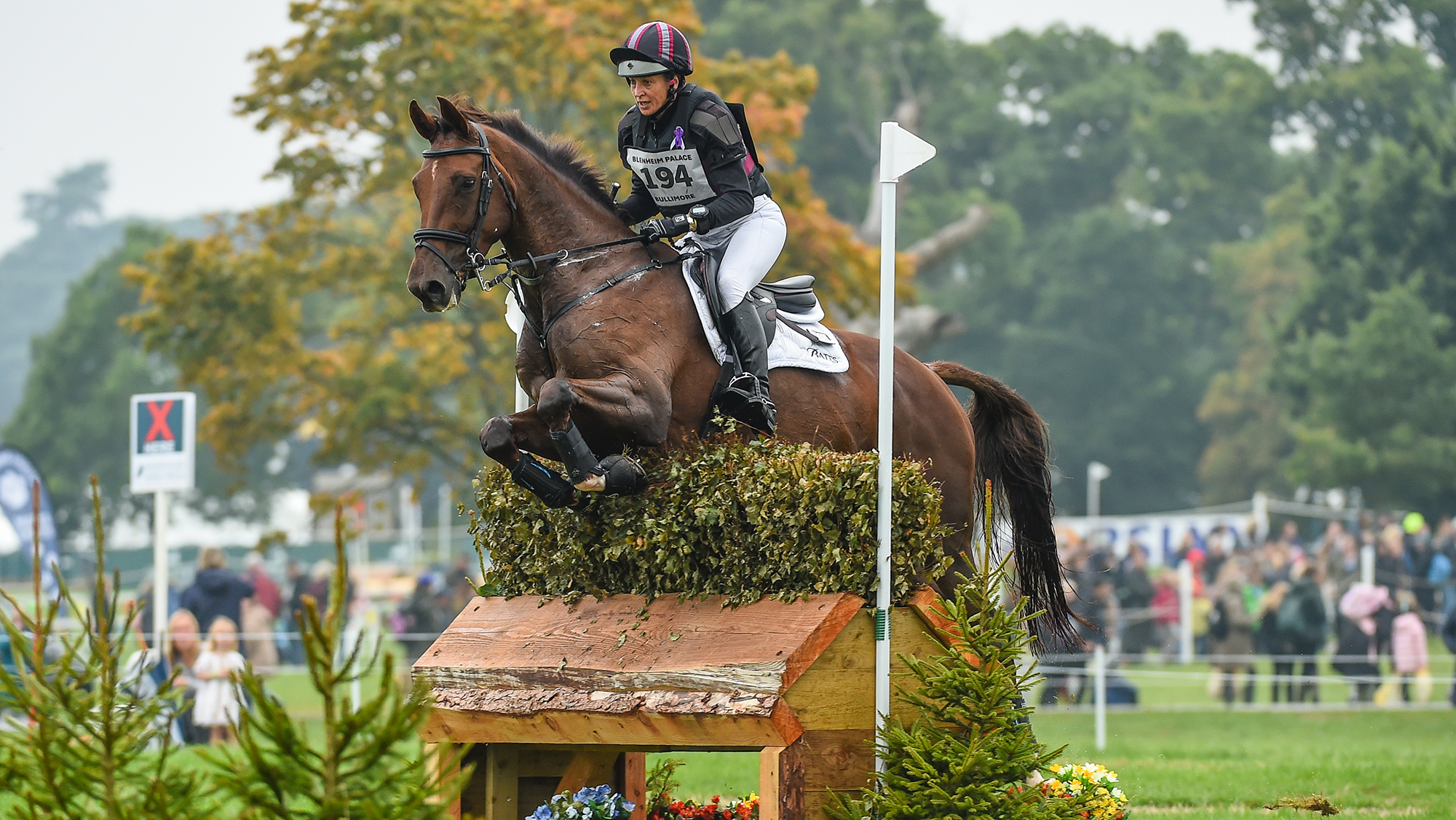 Sarah Bullimore and Corimiro on the way to 10th in the eight- and nine-year-old class at Blenheim 2024. They also finished third in the class in 2025.