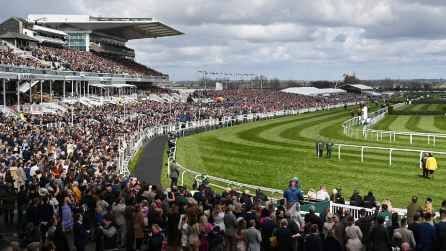 View of Aintree Racecourse from the terraces