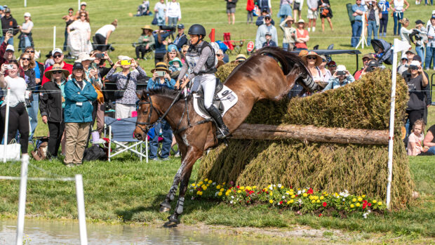 Lucienne Bellissimo, who is making a nationality change to ride for the US, and Dyri competing in the CCI4*-S at Kentucky 2024.