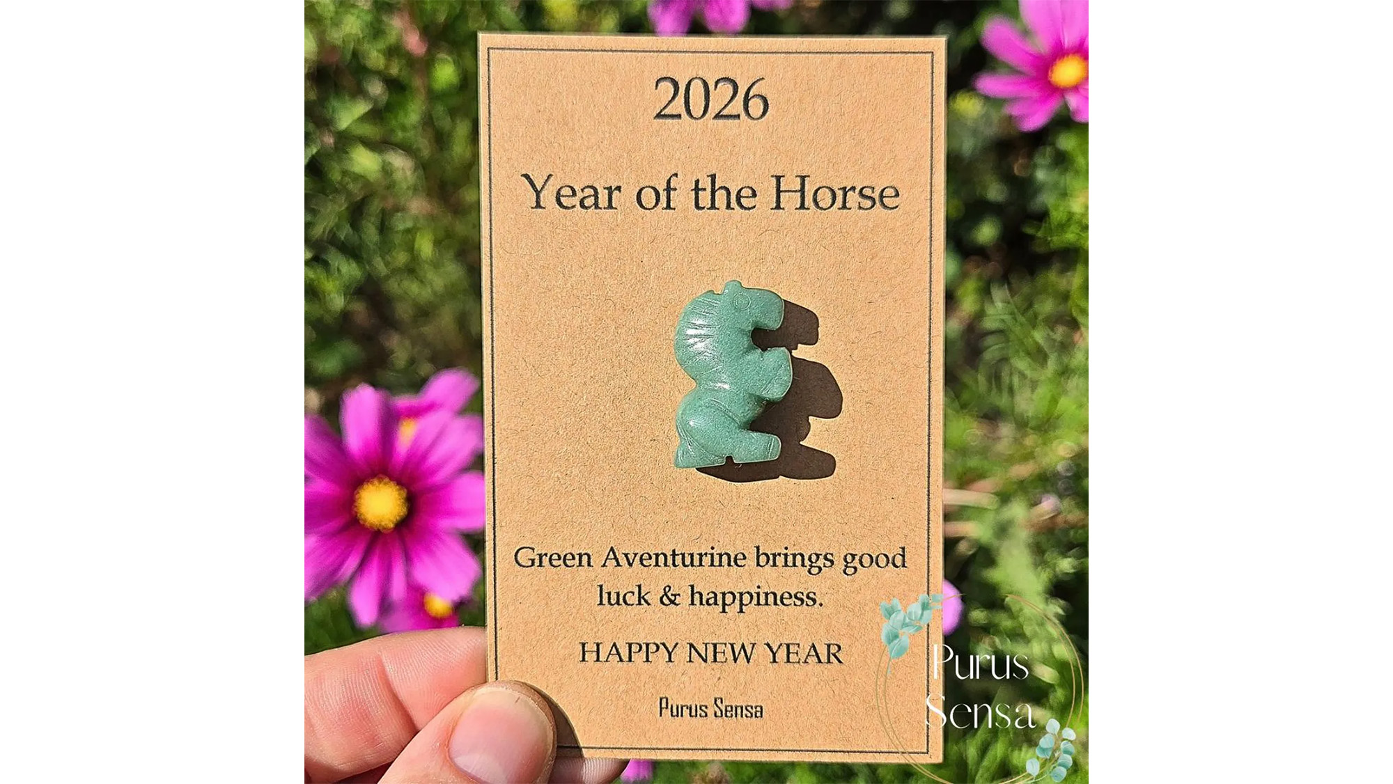 Purus Sensa Chinese New Year Crystal Horse