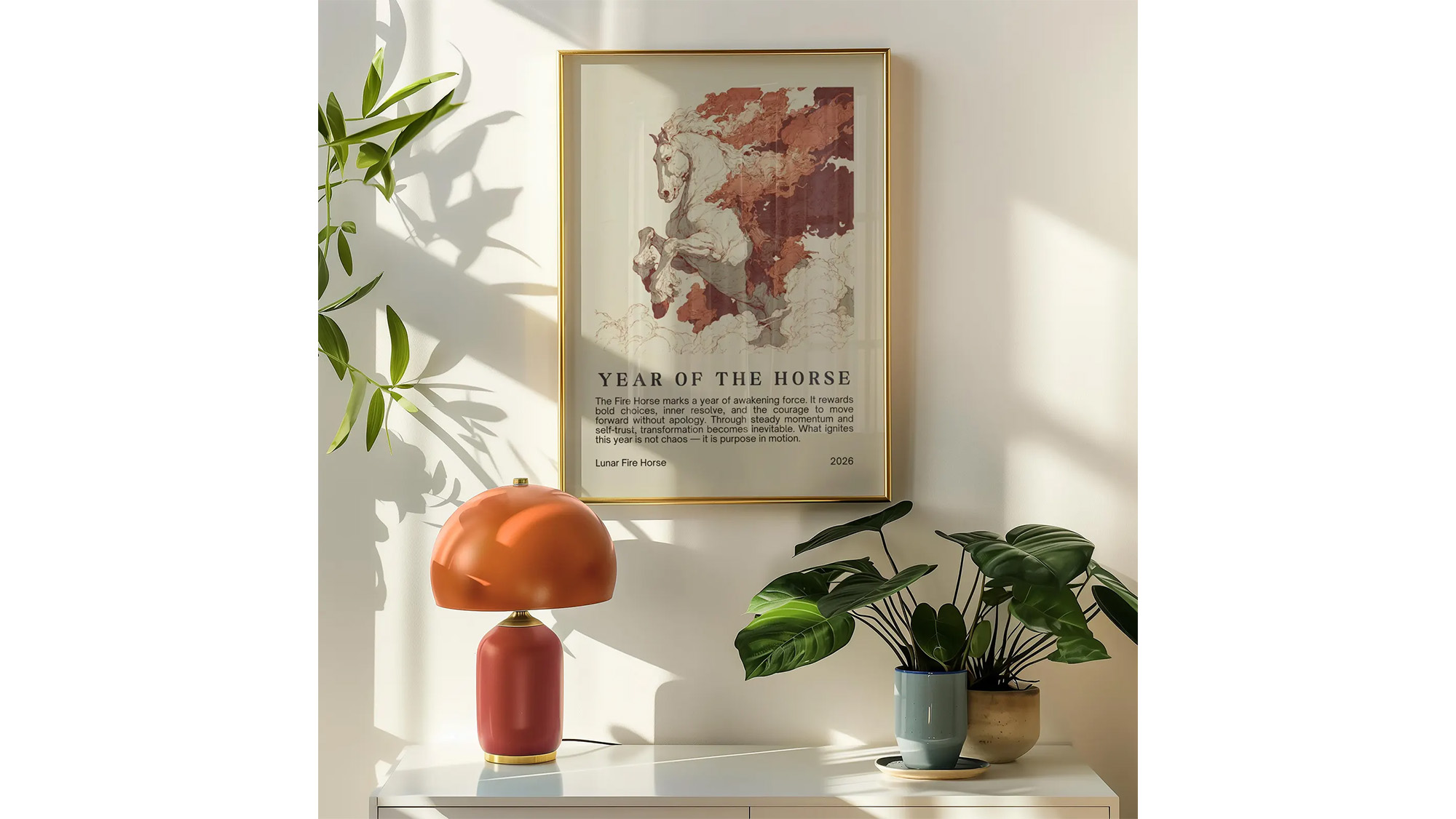 Silk Press Co Year of the Horse Print