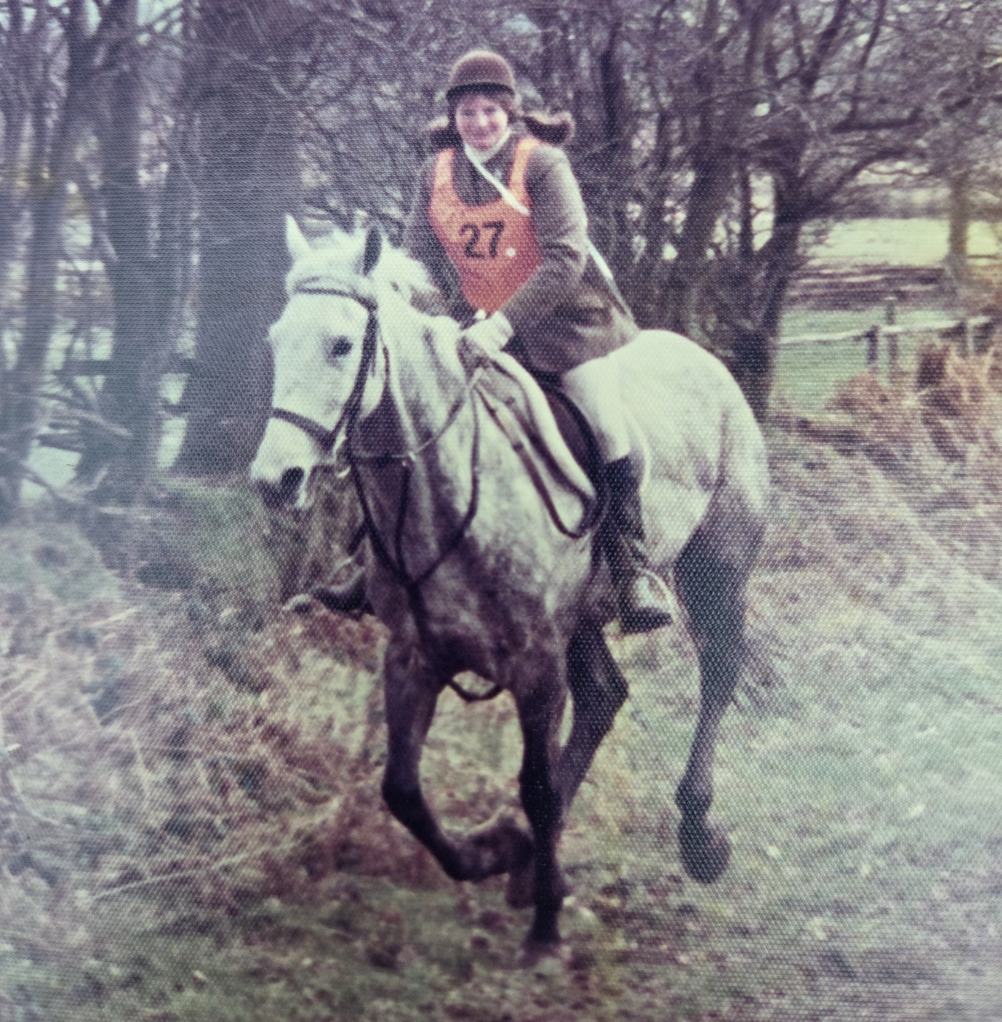 Pat Guerin and Treble Chance at Clee Hills in 1980