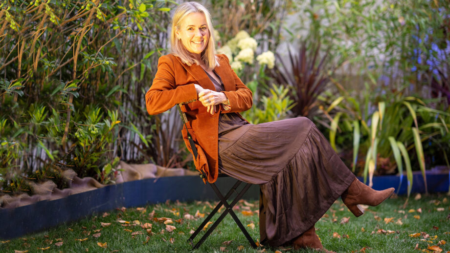 Jojo Moyes during the Cheltenham Literature Festival in October 2025.