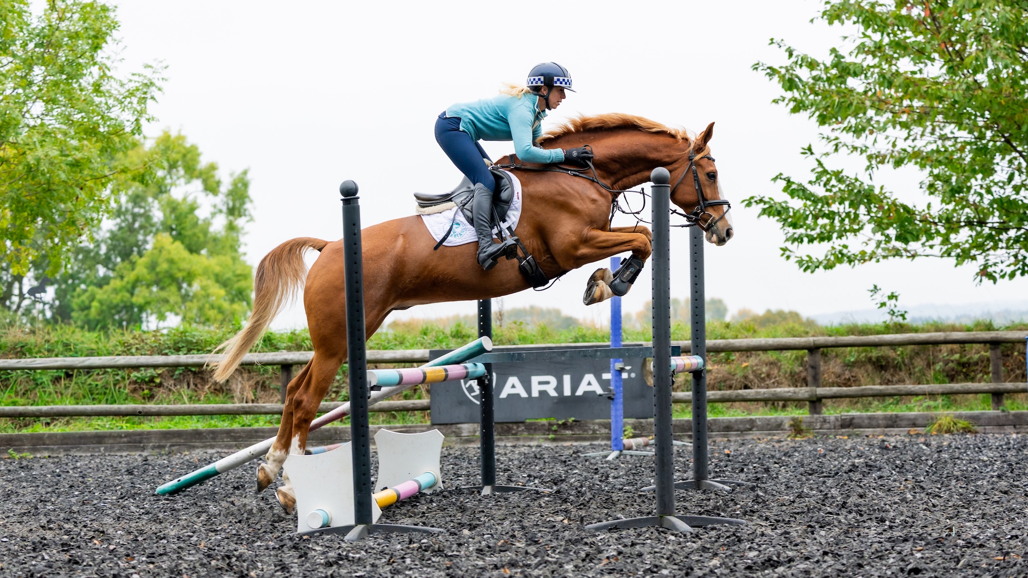 Olympic rider shares favourite jumping exercise to develop horse’s technique and rider balance