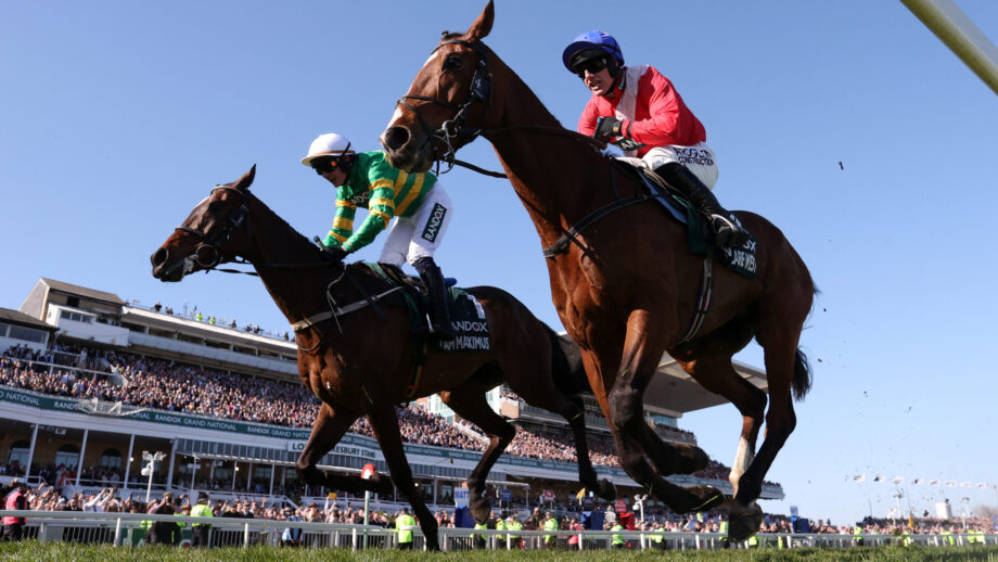 Paul Townend riding I Am Maximus pips Brian Hayes riding Grangeclare West at Aintree