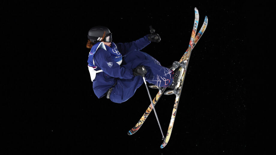 Britain’s Kirsty Muir in the big air freestyle competition