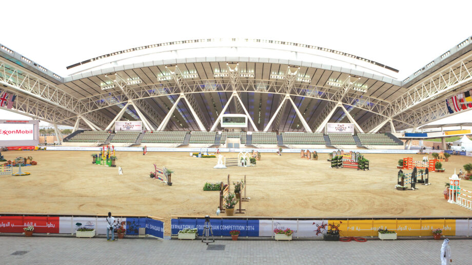 The outdoor arena at CHI Al Shaqab