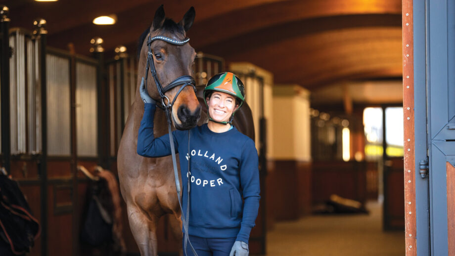 Pictured dressage rider Jessica Dunn and horse Dan It's Carston, who are aiming for selection for the World Championships this summer for Ireland.