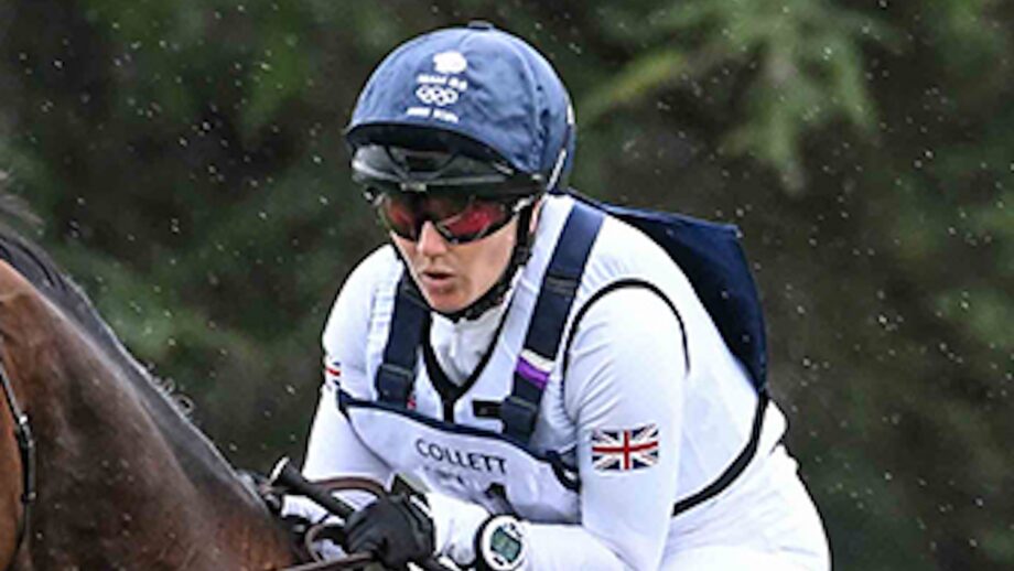 Image shows Laura Collett, pictured at the 2025 Eventing European Championships at Blenheim.