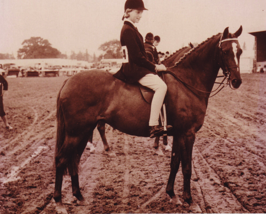 Pollyanna, show pony of the year in 1963, ridden by Aly Pattinson