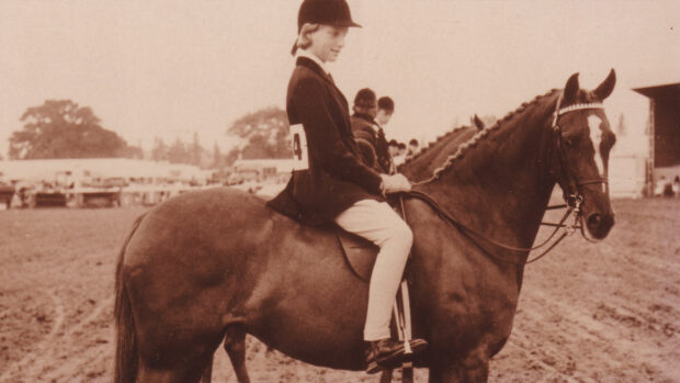 Pollyanna, show pony of the year in 1963, ridden by Aly Pattinson