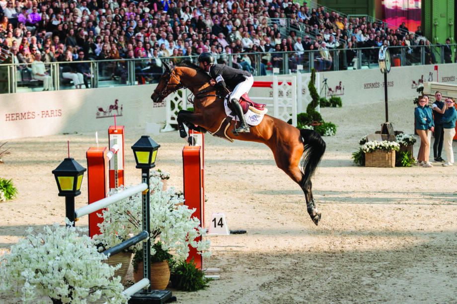 Scott Brash and Hello Chadora Lady win the Hermes grand prix at the Saut Hermes in Paris.