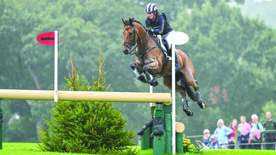 Sophia Hill and Humble Glory at Burghley 2024.