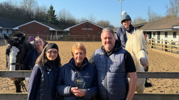 Pictured Warrens Hall Riding School.